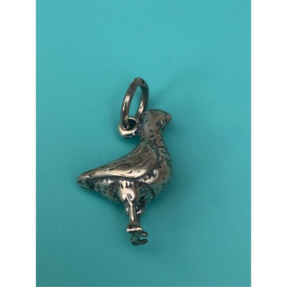 Quail Sterling Silver Jewelry Charm #wildlife